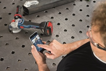 Шлифовальная машина GWX 18V-10 SC BOSCH X-LOCK 2x4,0 Ач