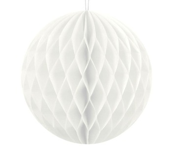 KULA BIBUŁOWA DEKORACJA 20 CM ŚLUB URODZINY-7628