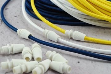 Ниппель с фиксатором кабеля M10 для розетки E27 и E14