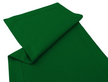 Bieżnik ZIELONY PŁÓCIENNY 40x80 bawełna Justyna