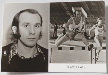 POCZTÓWKA JERZY HEWELT MP LA 400M PPŁ