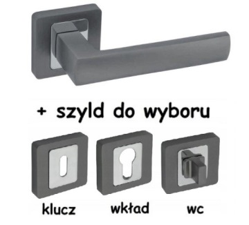 Ручка EUREKA GRAPHITE MAT/CHROME + таблички