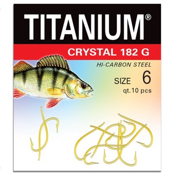 Haczyki Titanium Crystal 182 nr. 6 - Robinson