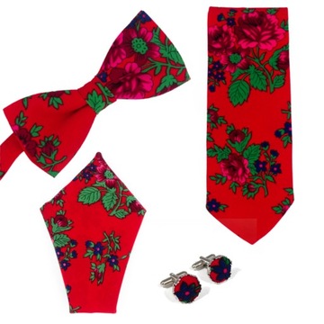 Красный нагрудный платок НАРОДНОЕ КАЧЕСТВО подарок ДЕВУШКА