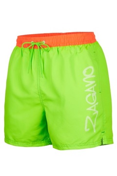 Szorty kąpielowe męskie spodenki plażowe neonowe kolorowe XL ZAGANO PL