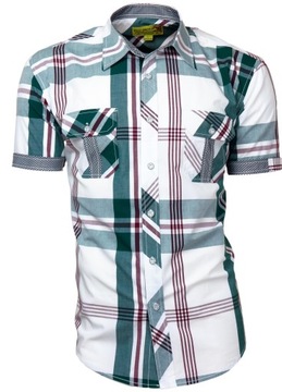 KOSZULA MĘSKA KRÓTKI RĘKAW _ KRATA _ K50 r. XL