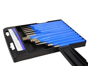 НАБОР ПУАНСОНОВ, ПУАНСОНОВ, ФРЕЗ, ТОЧЕК, 12 шт.