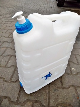 Kanister 20L na wodę z dozownikiem mydła ATEST FV