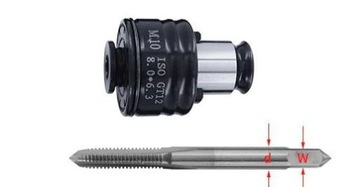 Oprawka adapter zabierak gwintownika ISO M2 GT12