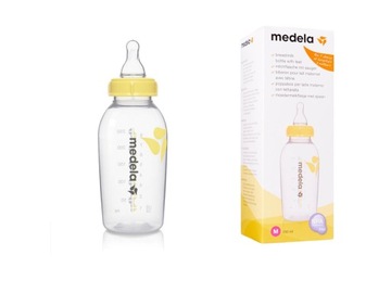 Medela 1x Butelka ze smoczkiem 250ml rozmiar M