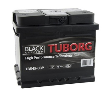 Akumulator Tuborg Black 12V 45Ah 390A