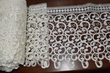 Кружево GUIPURA 30 см EKRII ecru ENGLISH 7