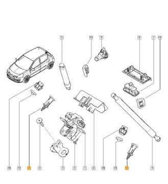 ЗАДНЯЯ КРЫШКА КАПОТА CLIO III IV MEGANE III IV ОРИГИНАЛ