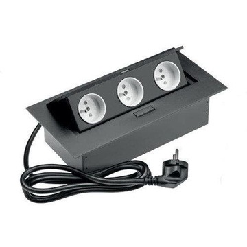 РОЗЕТКА RECORTISE, СКРЫТАЯ В СТОЛЕШНИЦЕ GTV