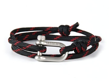 Bransoletka Męska Bransolety Paracord szekla