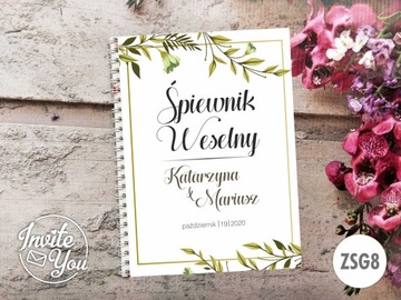 Свадебный песенник Бесядный GLAMOUR WEDDING на спирали