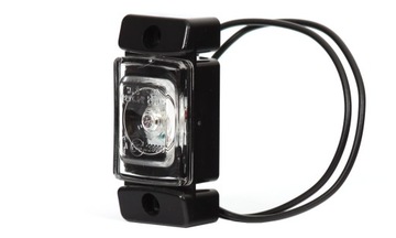 Lampa obrysowa diodowa LED biała przednia 12/24V