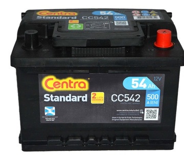 Akumulator Centra Standard 54Ah 500A