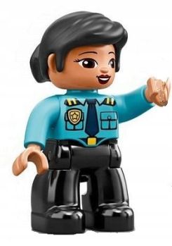LS NOWE LEGO DUPLO FIGURKA PANI MAMA POLICJANT