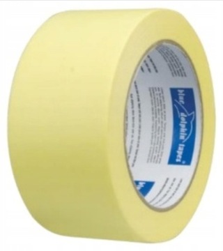 ЛЕНТА БУМАЖНАЯ ЖЕЛТАЯ СИНЯЯ ДЕЛЬФИН 25х50м