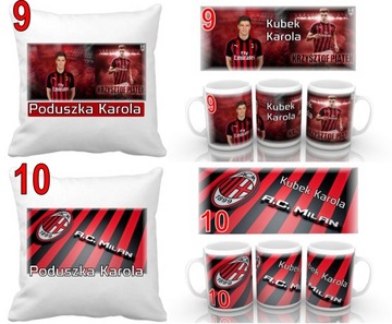 AC MILAN ПОДУШКА + КРУЖКА + НАБОР ИМЕНИ