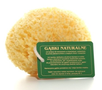 Gąbka MORSKA Naturalna HONEYCOMB Premium DUŻA