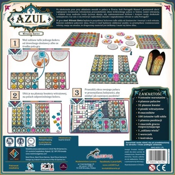 AZUL ВИТРАЖ СИНТРА Семейная настольная игра LACERTA