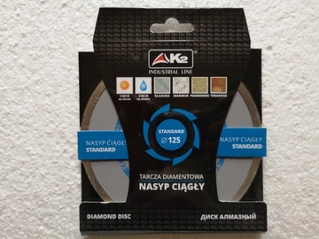 TARCZA DIAMENTOWA 125mm z nasypem ciągłym K2