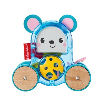 Fisher Price Kolorowe zwierzątka na kółkach Pojazd Myszka