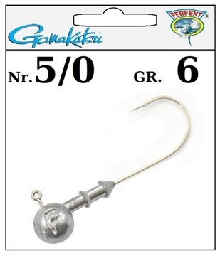 JIG PERFEKT na haku GAMAKATSU Nr.5/0 - 6 gr