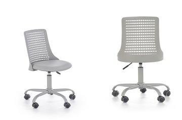 PURE детский вращающийся стул для письменного стола, серый