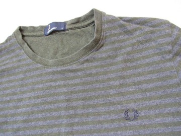 FRED PERRY/ EXTRA ORYGINALNA BLUZA W PASKI/ M