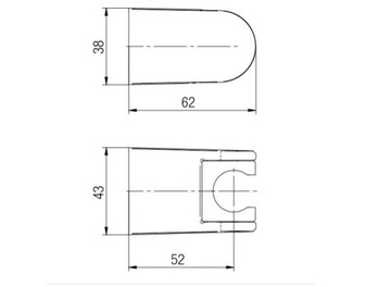 Valvex Black Черные ручки держателя для наушников