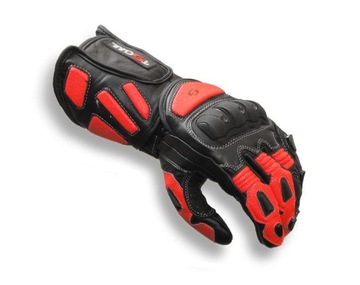 TSCHUL 280 - RĘKAWICE SKÓRZANE SPORTOWE FLUO! r. S