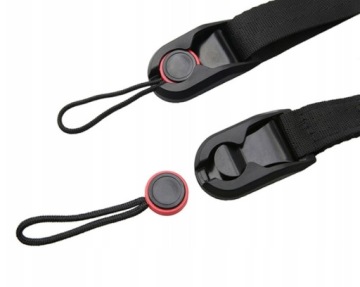 Футляр для ключей с ремешком для фотоаппарата, нейлоновый, черный, легкий
