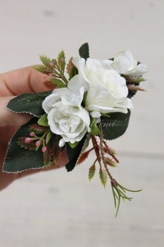 Булавка для пуговиц, пыльная роза, БЕЛЫЙ КРЕМОВЫЙ