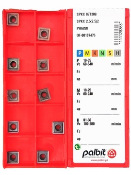 Płytka płytki SPKX 07T308 wiertła składane ATUM