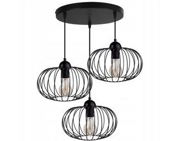 LAMPA WISZĄCA ŻYRANDOL PLAFON RETRO EDISON LED