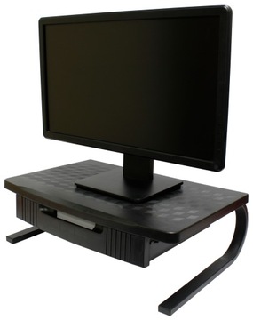 PODSTAWKA ORGANIZER pod monitor z szufladą półka