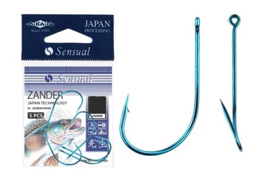 MIKADO HACZYKI SENSUAL ZANDER 3/0 NIEBIESKIE 5szt