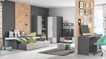 POK односпальная молодежная кровать с матрасом