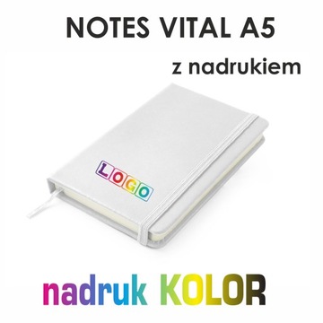 Блокноты с логотипом VITAL PREMIUM, 25 шт. А5