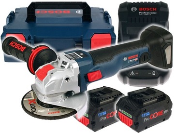 SZLIFIERKA GWX 18V-10 SC BOSCH X-LOCK 2x8,0Ah