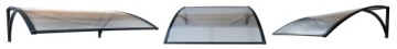 Навес над дверью 104 x 80 GRAPHITE GRAY Навес