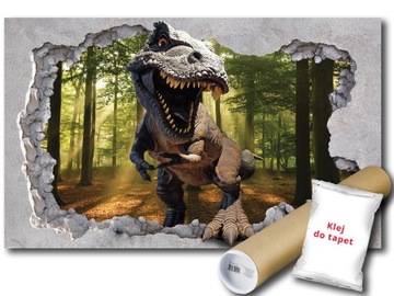 FOTOTAPETA FLIZELINA DINOZAUR MUR ŚCIANA 152x104