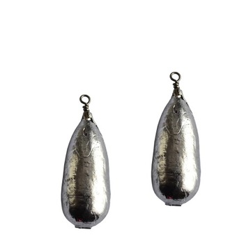 Ołów CIĘŻAREK ŁEZKA Z KRĘTLIKIEM OLIWKA 10g x 2szt