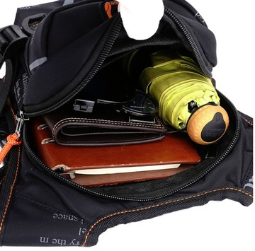 Стильная мужская мотоциклетная сумка на бедро.