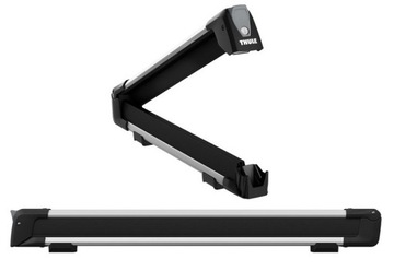 Aluminiowe uchwyty na narty snowboard THULE 7326