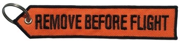 Brelok RBF Zawieszka- REMOVE BEFORE FLIGHT orange