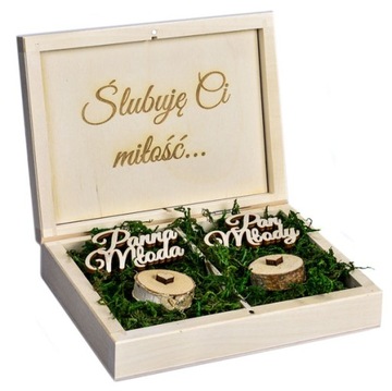 КОРОБКА ДЛЯ КОНВЕРТОВ + НАБОР ДЛЯ ОБРУЧАЛЬНЫХ КОЛЬЦ Свадьба